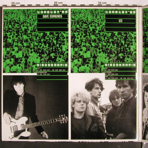 V.A.Loreley'83: Dave Edmunds,U2,StrayCats,JoeCocker, Ariola,Promo (302 231-000), D, Foc, 1983 Typ: 2LP Best.-Nr.: V3693 Preis: 60,00 Euro