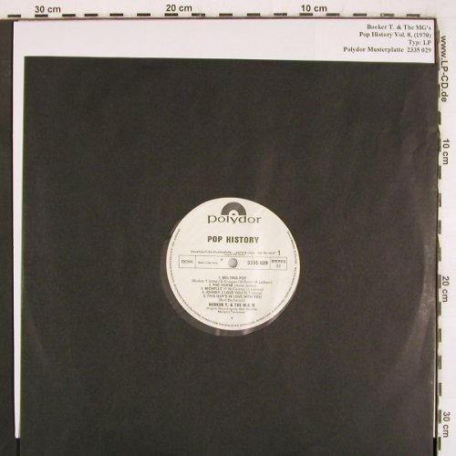 Booker T. & The MG's: Pop History , LP 3/4 of 2 LP, Polydor Musterplatte (2335 029), D, NoCover, 1970 Typ: LP Best.-Nr.: V3698 Preis: 9,00 Euro