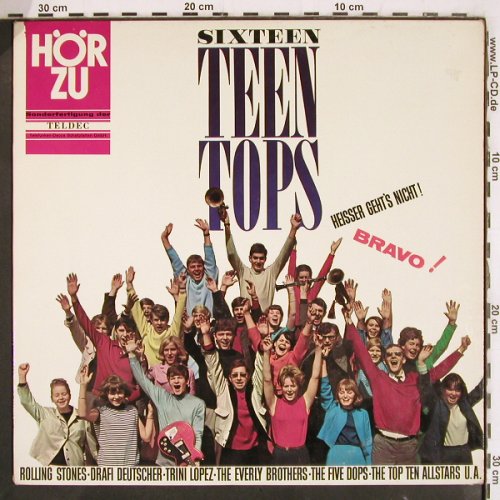 V.A.Sixteen Teen Tops: Isabella Bond...Denny Seyton's S.G., HörZu Bravo(SHZT 525), D, m /vg+, 1965 - LP - V3727 - 30,00 Euro