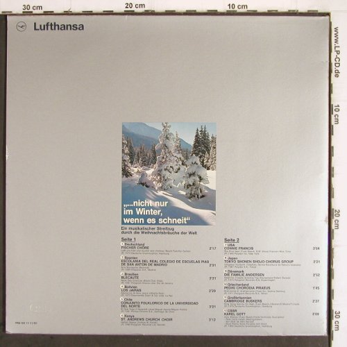 V.A.Lufthansa  ...nicht nur im:&nbsp;Winter wenn es schneit, Polydor (2891 298), D, Foc Typ:&nbsp;LP Best.-Nr.:&nbsp;V372 Preis:&nbsp; 6,00 Euro