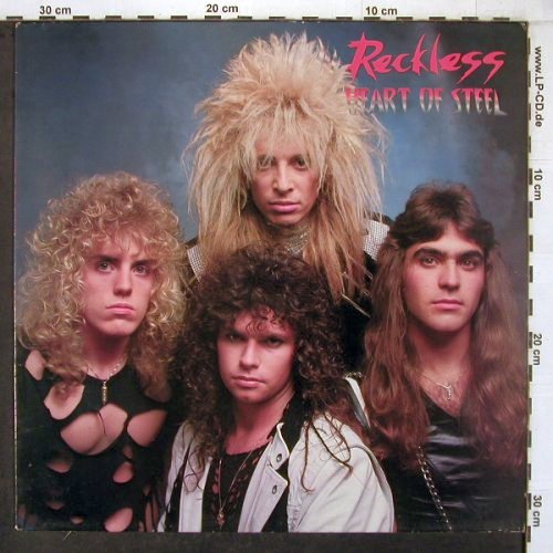 Reckless: Heart of Steel, Heavy Metall America (HMUSA6), US, 1980 Typ: LP Best.-Nr.: V3755 Preis: 9,00 Euro