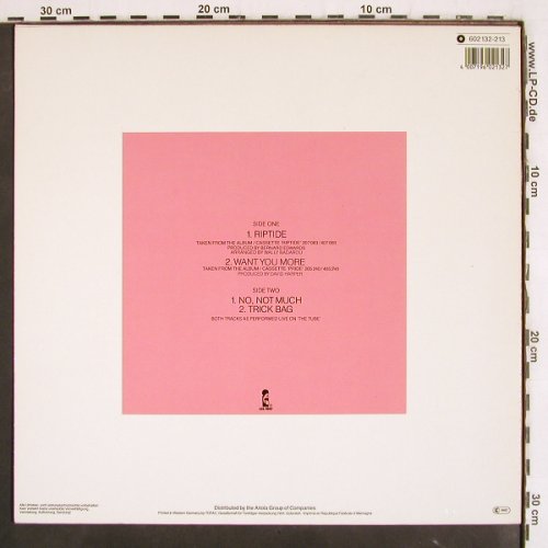 Palmer,Robert: Riptide/Want you more/No,not much+1, Island(602 132-213), D, 1985 - 12inch - V3823 - 3,00 Euro