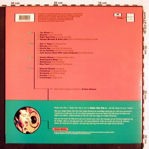 V.A.Radio City Hits 3: Ten Sharp... 2Unlimited, Foc, Polydor(512290-1), S, 1992 - 2LP - V3971 - 7,50 Euro