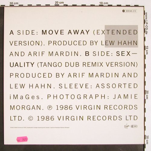 Culture Club: Move Away+1, Virgin(608 046-213), D, 1986 - 12inch - V4168 - 4,00 Euro