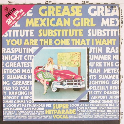 V.A.Superhits - Vocal:&nbsp;Grease...Sandy, Foc, Delta (DA 2050), D Typ:&nbsp;2LP Best.-Nr.:&nbsp;V516 Preis:&nbsp; 6,00 Euro