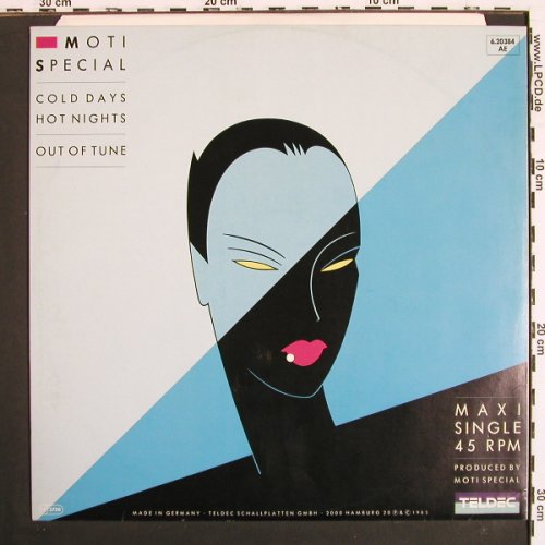 Moti Special: Cold Days Hot Nights+1, OrangeVinyl, Teldec(6.20384 AE), D, 1985 - 12inch - V7410 - 4,00 Euro