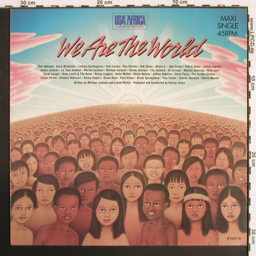 USA For Africa: We Are The World+1, CBS(A 12-6112), NL, 1985 - 12inch - V7459 - 3,00 Euro
