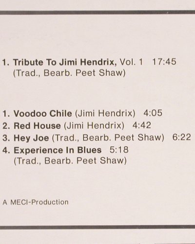 Hendrix,Jimi:&nbsp;Tribute To, Perl Serie (PSLP 190), D, 1971 Typ:&nbsp;LP Best.-Nr.:&nbsp;V888 Preis:&nbsp; 7,50 Euro