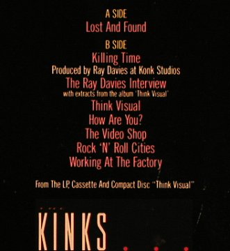 Kinks: Lost & Found, London(886 139-1), D, 1987 - 12inch - X1029 - 4,00 Euro