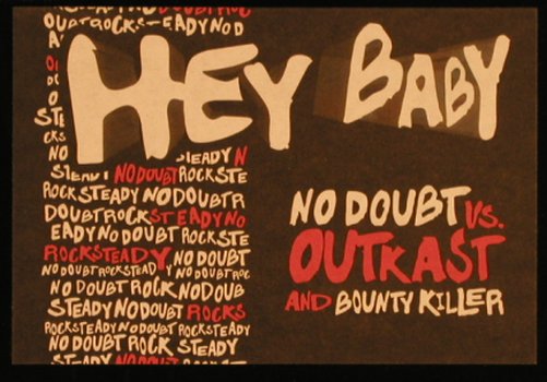 No Doubt vs.Outcast a.Bounty Killer: Hey Baby*2, 33rpm, (), ,  - 12inch - X1330 - 5,00 Euro