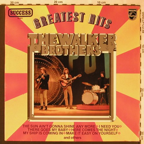 Walker Brothers: Greatest Hits, Philips Succes(9279 119), NL,  - LP - X1662 - 5,00 Euro