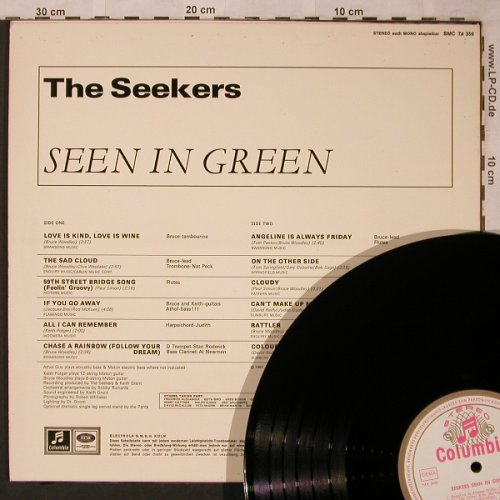 Seekers: Seen In Green, Columbia(SMC 74 359), D, 1967 - LP - X1978 - 17,50 Euro