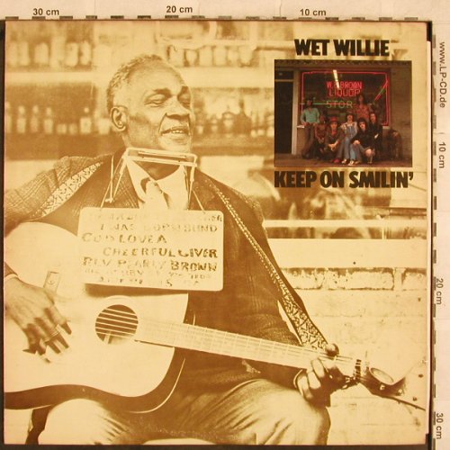 Wet Willie: Keep on Smilin', vg+/m-, Capricorn(CP 0128), US, 1974 - LP - X211 - 9,00 Euro