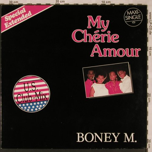 Boney M.: My Cherie Amour/Sample City,sp.ext., Hansa(601 686-213), D, 1985 - 12inch - X2297 - 4,00 Euro