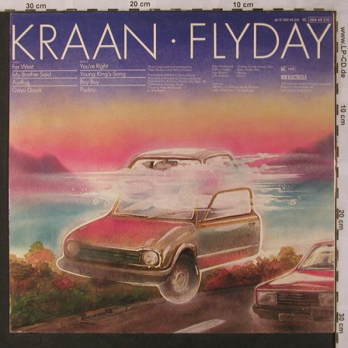 Kraan: Flyday, m-/vg+, Harvest(064-45 210), D, 1978 - LP - X2851 - 15,00 Euro