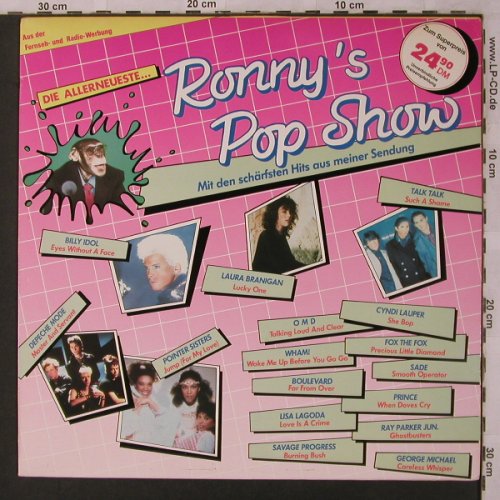 V.A.Ronny's Pop Show: Billy Idol...Boulevard, CBS(CBS 24 035), NL, 1984 - LP - X2941 - 5,00 Euro