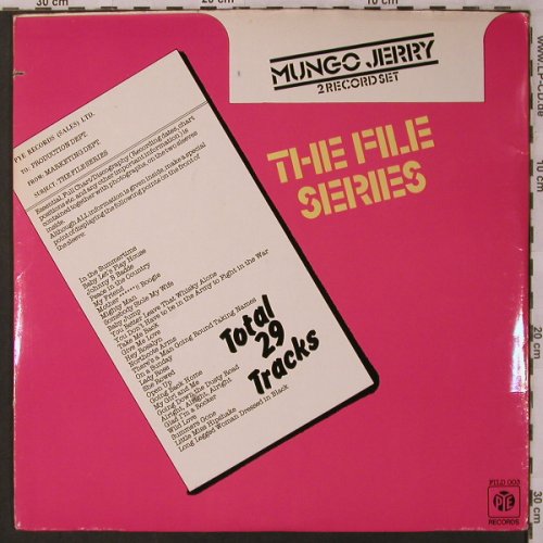 Mungo Jerry: The File Series, vg+/vg+, PYE(FILD 003), UK, co, 1972 - 2LP - X2954 - 10,00 Euro