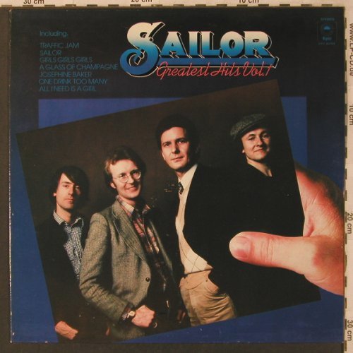 Sailor: Greatest Hits Vol.1, Epic(EPC 82754), NL, 1978 - LP - X3001 - 5,00 Euro