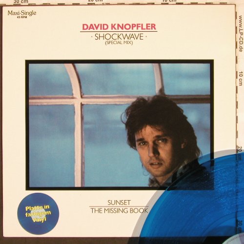 Knopfler,David: Shockwave special mix,Blue Vinyl, Intercord(INT 125.231), D, 1985 - 12inch - X3356 - 4,00 Euro