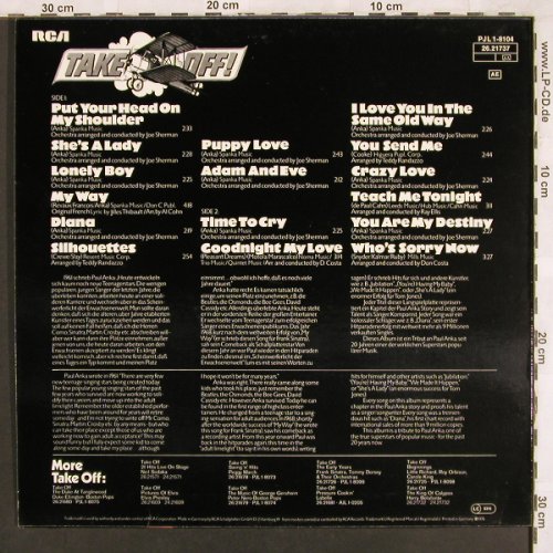 Anka,Paul: 16 Super Hits - Take Off!, RCA(26.21737), D, 1976 - LP - X3388 - 4,00 Euro