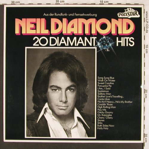 Diamond,Neil: 20 Diamant Hits, Polystar(9199 816), D,  - LP - X3390 - 4,00 Euro