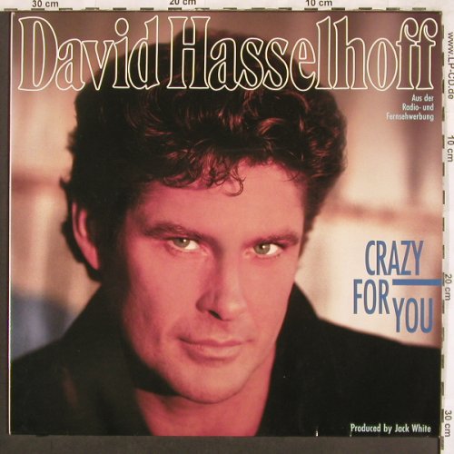 Hasselhoff,David: Crazy For You, White(613 546-213), D, 1990 - LP - X3517 - 5,00 Euro