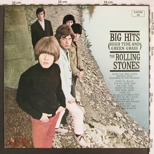 Rolling Stones: Big Hits(High Tide And Green Grass), Nova(6.22159 AO), D Ri, 1966 - LP - X3793 - 17,50 Euro