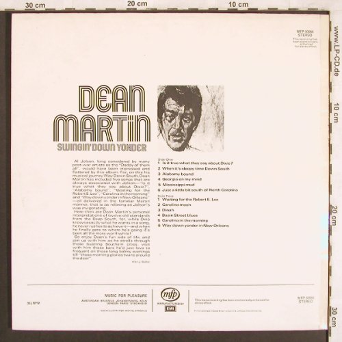 Martin,Dean: Swingin' Down Yonder, MFP(MFP 50066), NL/UK,  - LP - X3806 - 6,00 Euro