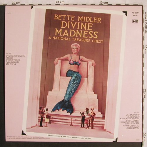 Midler,Bette: Divine Madness, co,  OST, Atlantic(ATL 50 760), D, 1980 - LP - X4248 - 4,00 Euro