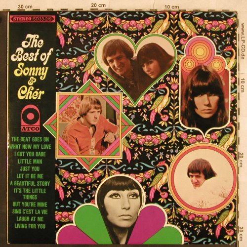 Sonny & Cher: The Best of,vg+/m-,plays well, Atco(SD 33-219), US, Mono, 1967 - LP - X426 - 10,00 Euro