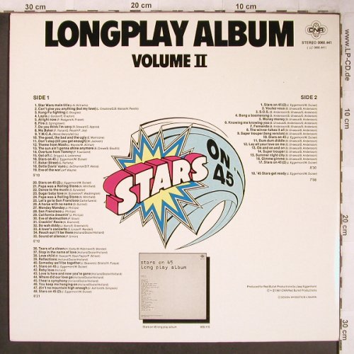 Stars On 45: Longplay Album II, CNR(0060.441), , 1981 - LP - X4909 - 5,00 Euro