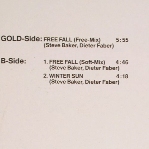 Baker,Steve: Free Fall *2+1, m-/vg+, White Gold Dance (Gold 105), D, 1986 Typ: 12" Best.-Nr.: X5049 Preis: 1,00 Euro