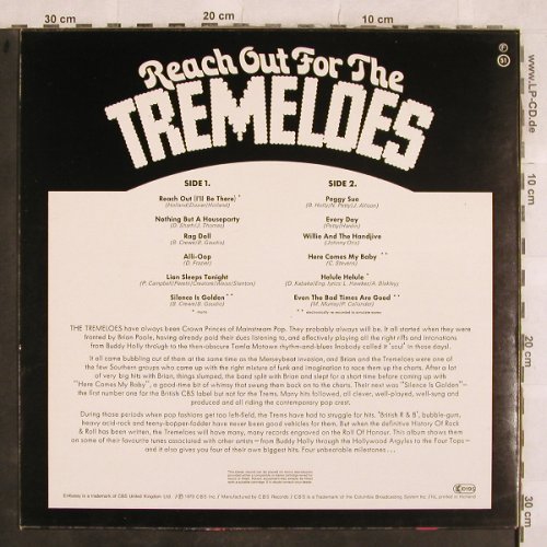 Tremeloes: Reach Out For, Embassy(EMB 31031), NL, 1973 - LP - X506 - 4,00 Euro