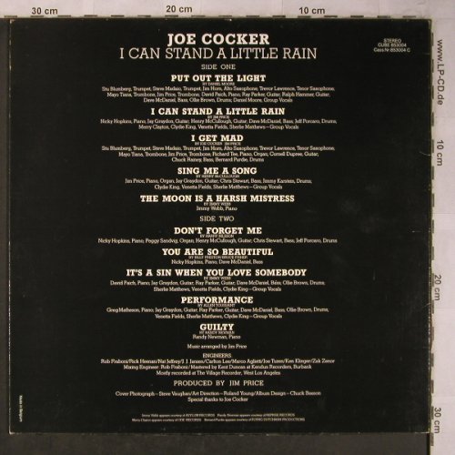 Cocker,Joe: I Can Stand A Little Rain, Cube(853004), D, 1974 - LP - X5342 - 5,00 Euro
