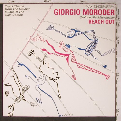 Moroder,Giorgio: Reach Out*2, CBS(A 12.4570), NL, 1984 - 12inch - X5347 - 4,00 Euro