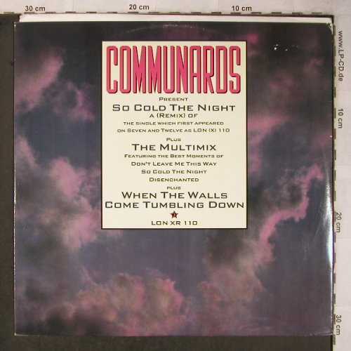 Communards: So Cold The Night/Multimix+1, Metronome(LON XR 110), UK, 1986 - 12inch - X5471 - 4,00 Euro