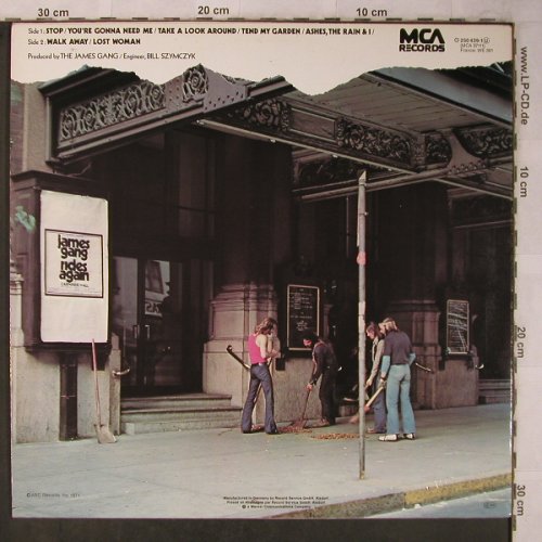 James Gang: Live In Concert, MCA(250 439-1), D, 1971 - LP - X5606 - 9,00 Euro