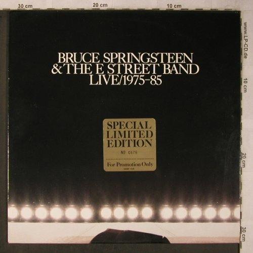 Springsteen,Bruce & E Street Band: Live 1975-85,Sp.Lim.Ed,Promo, CBS,incl.Booklet(SAMP 1104), NL,No.0676, 1986 - LP - X5636 - 35,00 Euro