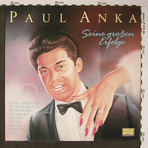 Anka,Paul: Seine großen Erfolge, CBS Freizeit Revue(450 928 1), NL, 1987 - LP - X5993 - 5,00 Euro