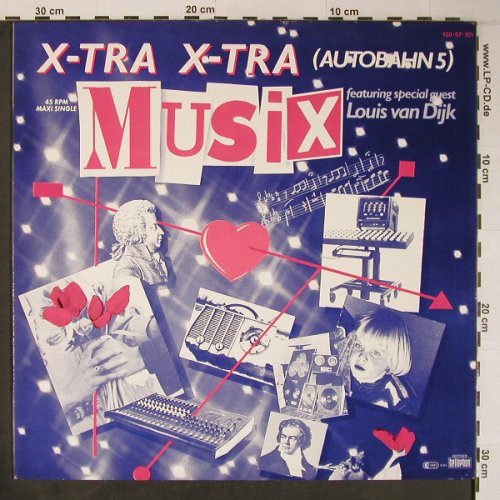 Musix: X-Tra X-Tra(Autobahn 5), Bellaphon(120 07 101), D, 1984 - 12inch - X6306 - 5,00 Euro