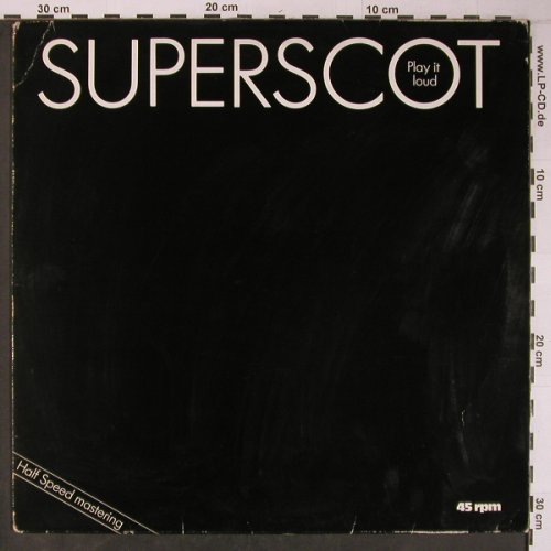 Bobby-Butts-Band: Superscot, VG-/vg+,halfspeed 001, Pino Pepperoni Prod(66.22 529-01), D,45rpm, 1981 - LP - X6324 - 5,00 Euro