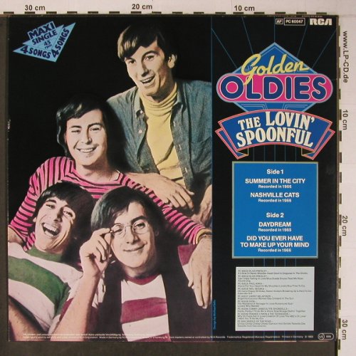 Lovin'Spoonful: Golden Oldies, 4Tr., RCA(PC60047), D, 1983 - 12inch - X6379 - 5,00 Euro