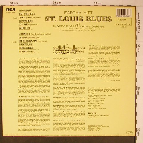 Kitt,Eartha: St.Louis Blues-w.Shorty Rogers, RCA(NL89436), D,Ri, 1984 - LP - X6476 - 17,50 Euro