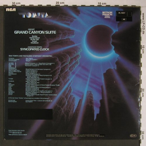 Tomita: Grand Canyon, Musterplatte, RCA(PL 14317), D,like new, 1981 - LP - X6618 - 20,00 Euro