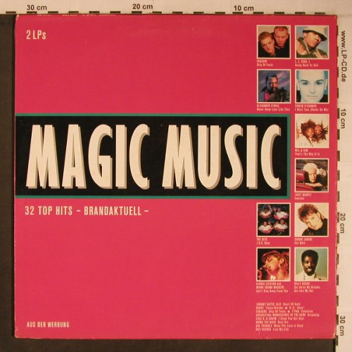 V.A.Magic Music: 32 Top Hits - Brandaktuell, CBS(461149 1), NL, 1988 - 2LP - X6736 - 7,50 Euro
