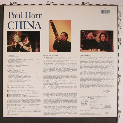 Horn,Paul: China, Kuckuck(080), D, 1987 - LP - X6810 - 16,00 Euro
