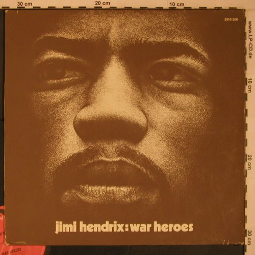 Hendrix,Jimi: War Heroes, vg+/m-, Polydor(2310 208), D, 1972 - LP - X6934 - 15,00 Euro