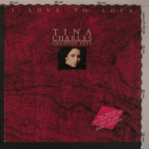 Charles,Tina: I Love To Love - Greatest Hits, CBS(460 236 0), NL, 1987 - LP - X6973 - 6,00 Euro