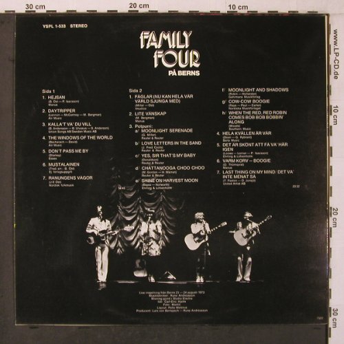 Family Four: Pa Berns, RCA(YSPL 1-533), S, 1973 - LP - X7133 - 7,50 Euro