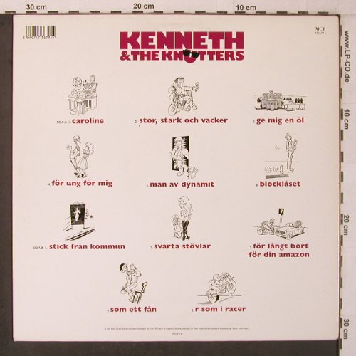 Kenneth & the Knutters: stor, stark och vacker, Sony(MCR 473679 1), S, 1993 - LP - X7143 - 9,00 Euro
